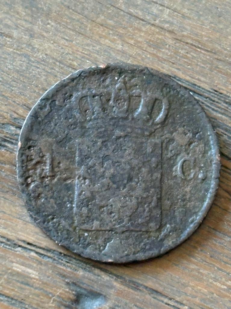 1 Cent 1827, Postzegels en Munten, Munten | Nederland, Ophalen of Verzenden, Koning Willem I, 1 cent, Losse munt