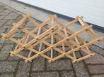 Schaar wijnrekje retro wijnrek, Ophalen of Verzenden, Zo goed als nieuw, Hout, Minder dan 50 cm