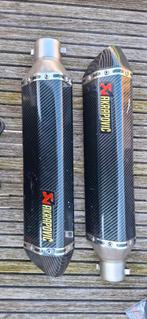Akrapovic eind dempers carbon met db killer 30 euro per stuk, Motoren, Onderdelen | Merk-onafhankelijk, Ophalen of Verzenden, Gebruikt