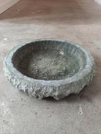 Betonnen vogelbad voederbak vogels drinkplaats tuin, Tuin en Terras, Ophalen, Gebruikt