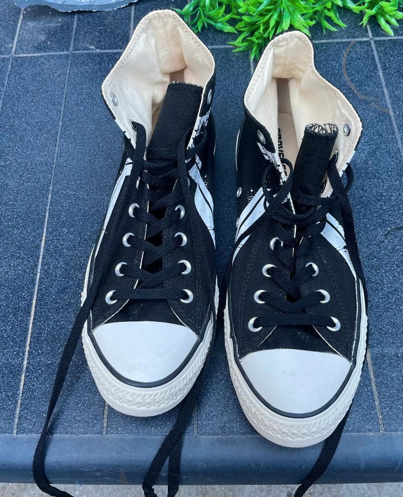 Converse Chuck Taylor All Stars, Zwart, Ophalen of Verzenden, Converse All Stars, Sneakers of Gympen