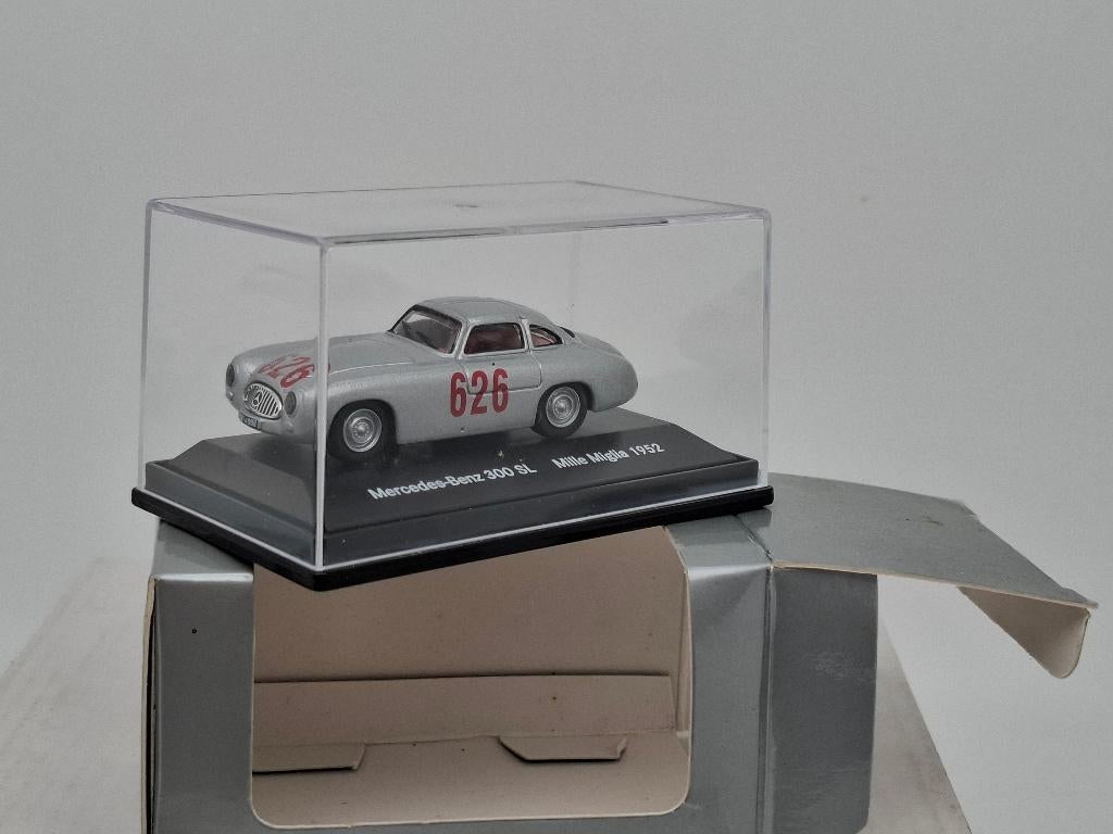 Mercedes Benz 300SL (1/72) Mille Miglia 1952 start 626, Verzenden, Zo goed als nieuw, Auto
