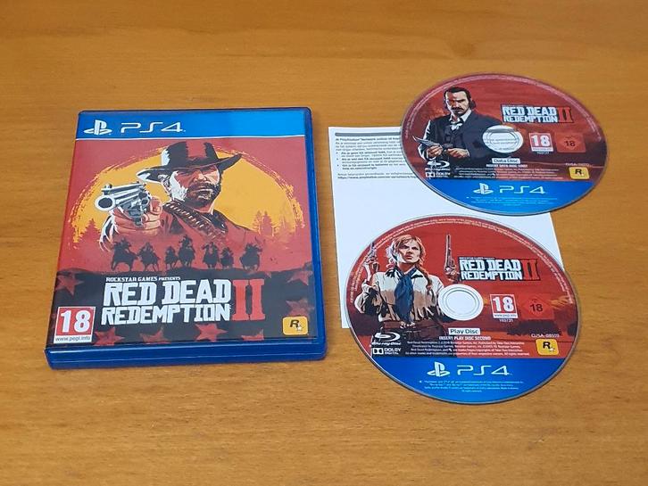 PS4 | Red Dead Redemption 2, Spelcomputers en Games, Games | Sony PlayStation 4, Gebruikt, Avontuur en Actie, 1 speler, Vanaf 18 jaar