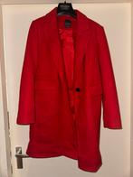 Dames rode lange jas van Primark, Ophalen of Verzenden, Zo goed als nieuw, Maat 36 (S), Rood