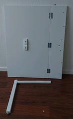 Uitklapbaar wit bureau Norberg Ikea, Ophalen, In hoogte verstelbaar, Zo goed als nieuw, Bureau