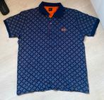 BOSS Polo Blauw/Oranje Maat XL, Ophalen of Verzenden, Gedragen, Maat 56/58 (XL), Blauw