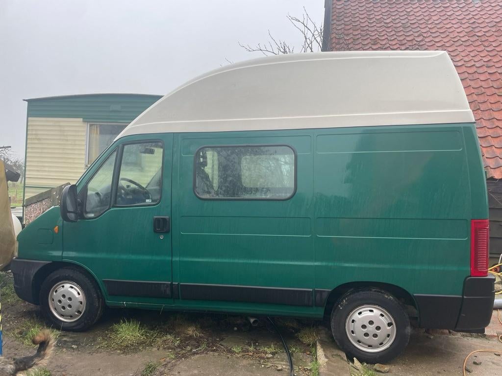 Peugeot Boxer Camper - klusproject met potentie!, Caravans en Kamperen, Overige merken, Buscamper of Camperbus, Tot en met 2, Particulier