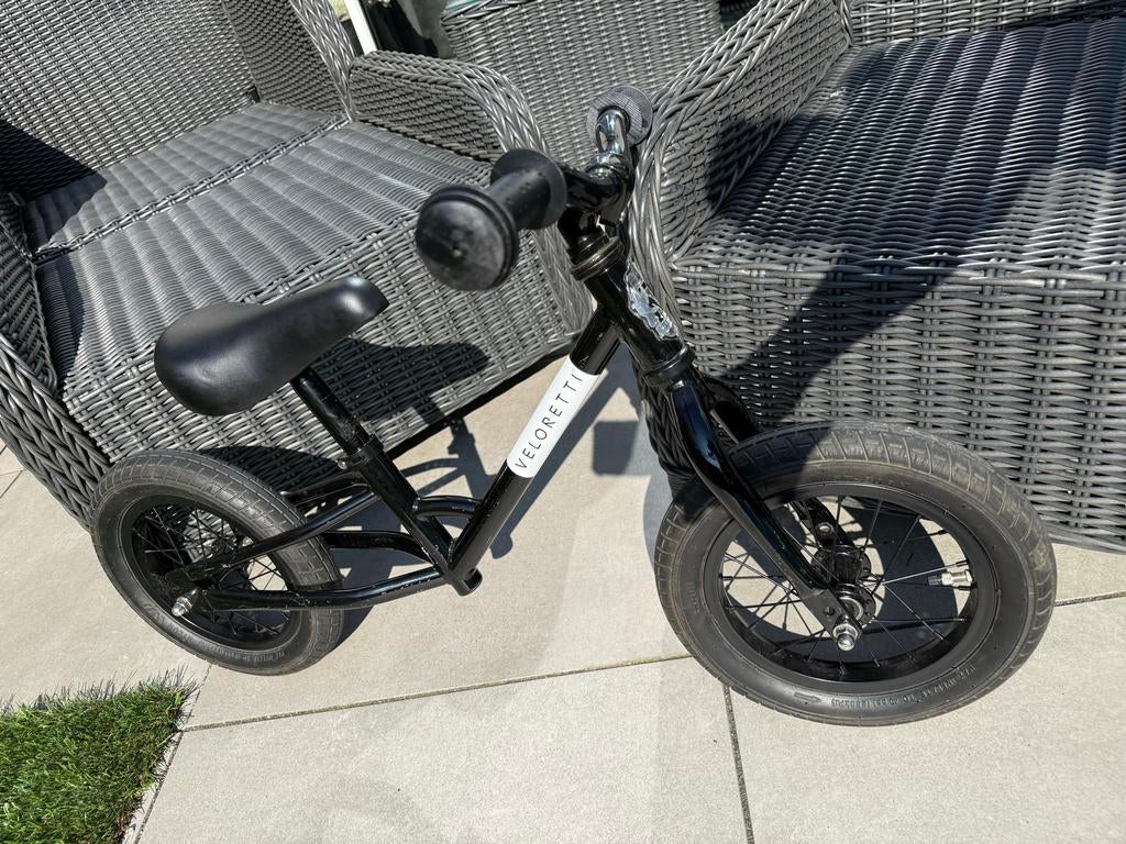 Veloretti Mini Loopfiets - Zwart, zo goed als nieuw, Ophalen, Zo goed als nieuw, Loopfiets