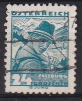 Oostenrijk 1934 Klederdracht, Postzegels en Munten, Postzegels | Thematische zegels, Verzenden, Gestempeld, Overige thema's