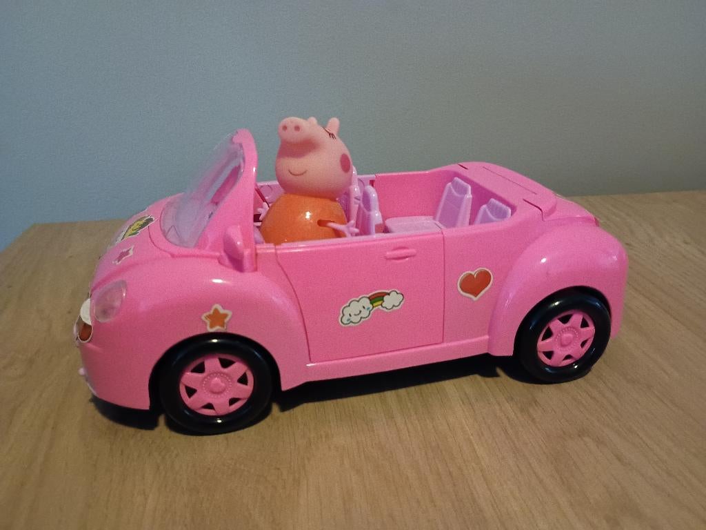 Peppa Big auto met poppetje, Ophalen of Verzenden, Gebruikt