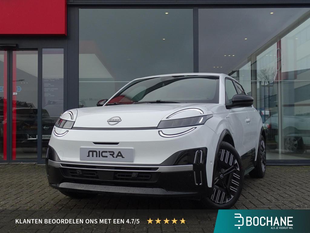 Nissan Micra Advance 52 kWh Launch Edition APPLE CARPLAY & A, Auto's, Nissan, Stof, Huisgarantie, Wit, 416 km