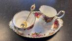 Royal Albert melk & suiker set met dienblad en suikerlepel, Ophalen of Verzenden