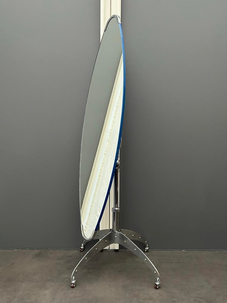 Dulton Psyche Vloerspiegel door Yasuaki Sasamoto - jaren ‘70, Gebruikt, Ophalen of Verzenden, 50 tot 75 cm, 150 tot 200 cm