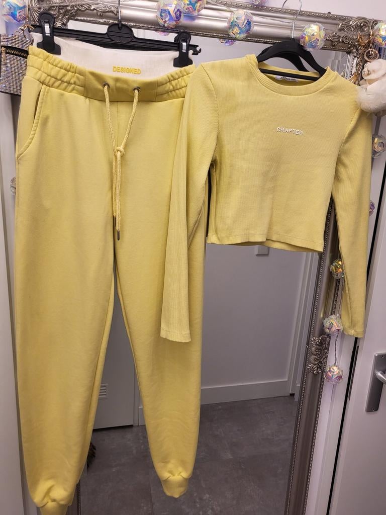 Gele joggingbroek, Ophalen of Verzenden