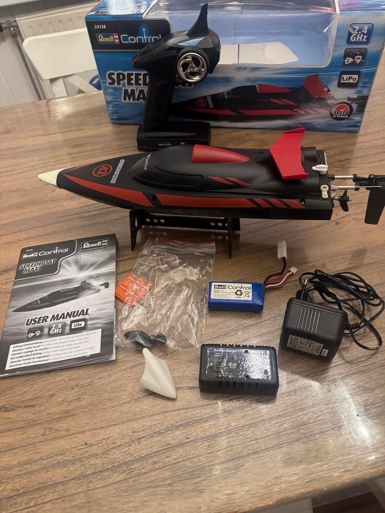 Revell Control Speedboat Maxi RC Boot - Zo goed als nieuw, Ophalen, Zo goed als nieuw, Groter dan 1:32, Revell