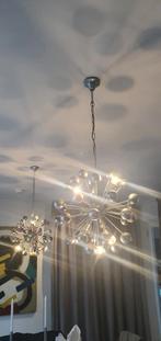 2 Originele Sputnik hanglampen jaren 60, Ophalen, Gebruikt, Vintage, Metaal