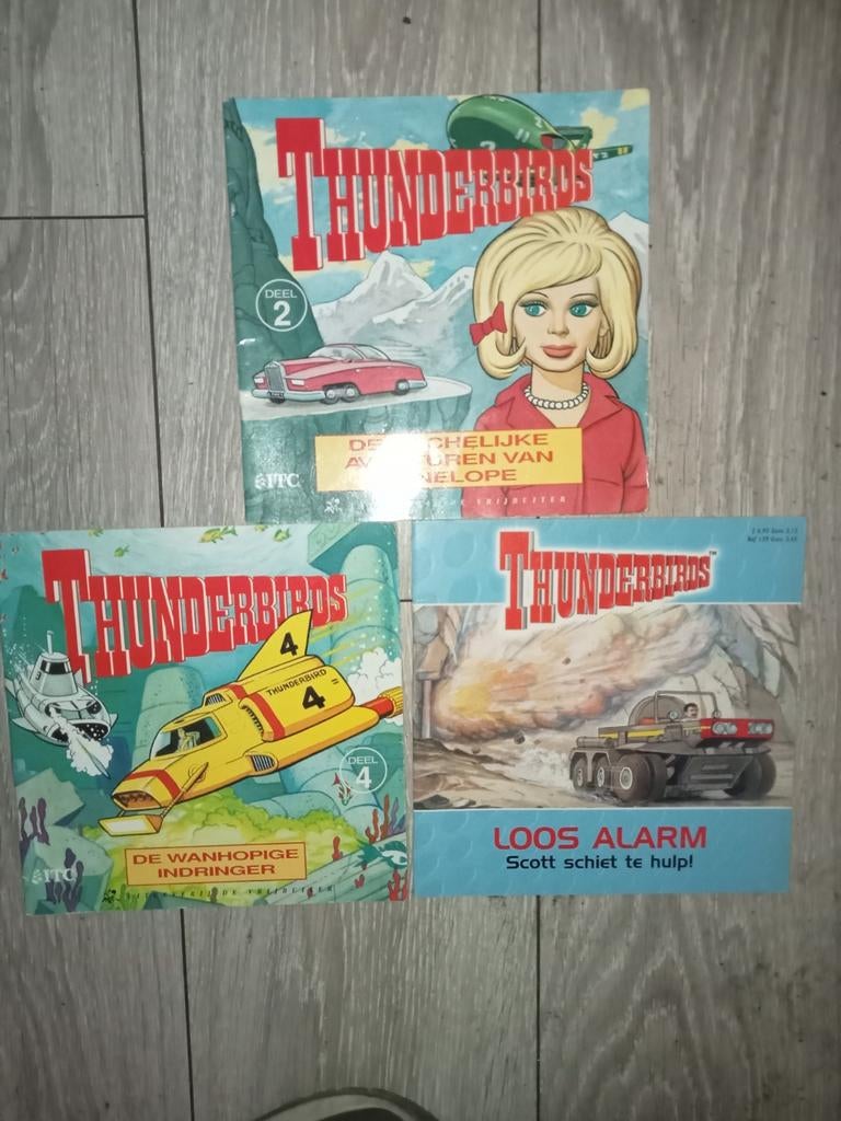 Thunderbirds stripboeken - 3 delen, Boeken, Stripboeken, Meerdere stripboeken, Ophalen of Verzenden, Gelezen, Gerry Anderson