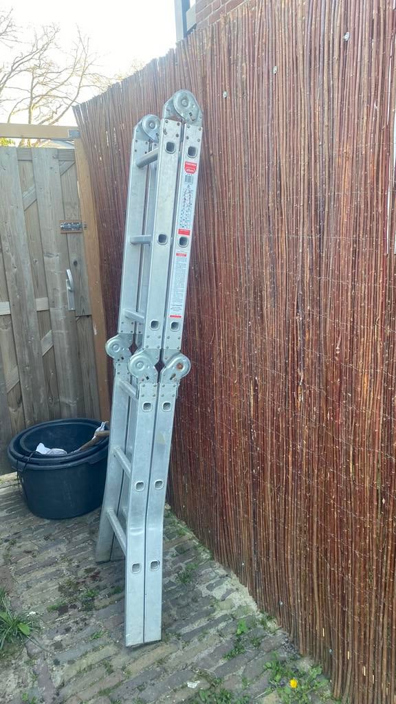 Super ladder varitrex 4 x 3, Doe-het-zelf en Verbouw, Ladders en Trappen, Ophalen, Gebruikt, 2 tot 4 meter