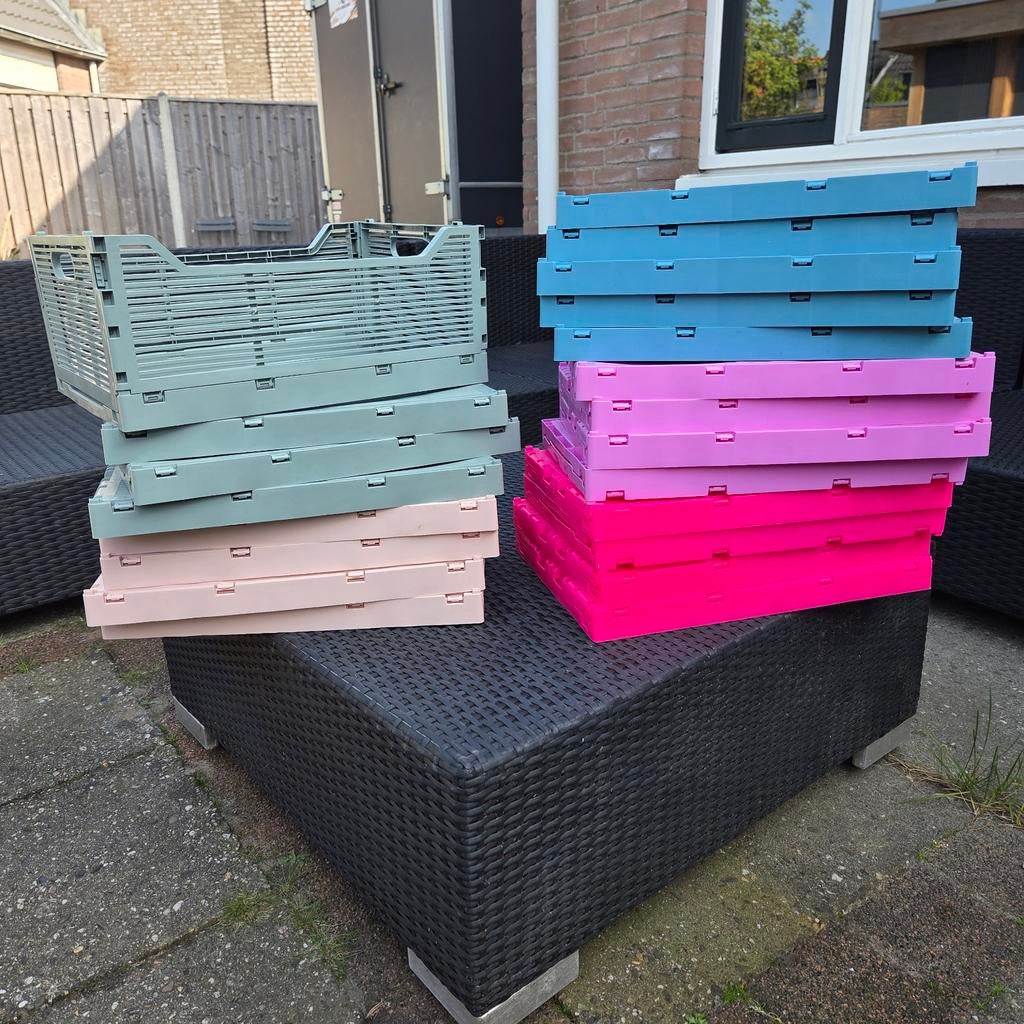 HEMA kratten 30 x 40 x 17 cm ongebruikt, Opvouwbaar, Minder dan 50 cm, Ophalen of Verzenden, HEMA