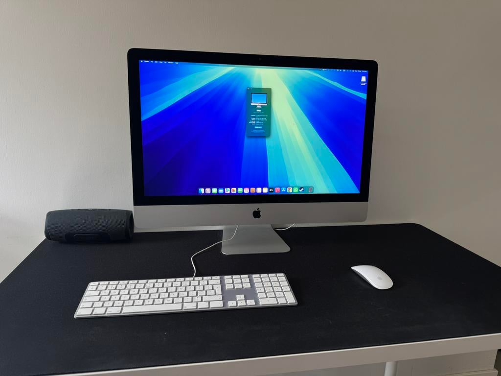 iMac 2017 27"5K Retina/32GBRAM/i7/RadeonPro580 8GB/500GB SSD, 32 GB, SSD, IMac, Zo goed als nieuw
