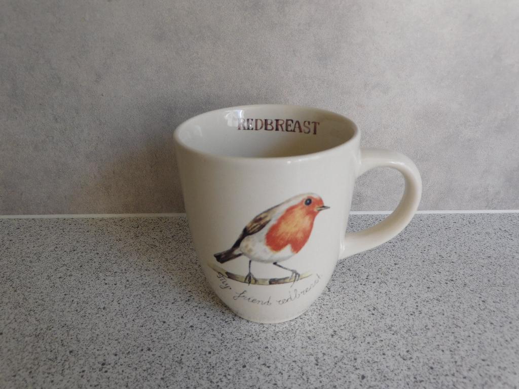 Mok 9x8 cm. My Friend Red Breast JET by ter Steege, Ophalen of Verzenden, Zo goed als nieuw, Overige stijlen, Kop(pen) en/of Schotel(s)