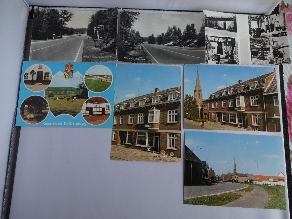 7 Ansichtkaarten Schinveld Beekdaelen Limburg, Ophalen of Verzenden, 1960 tot 1980, Ongelopen, Limburg