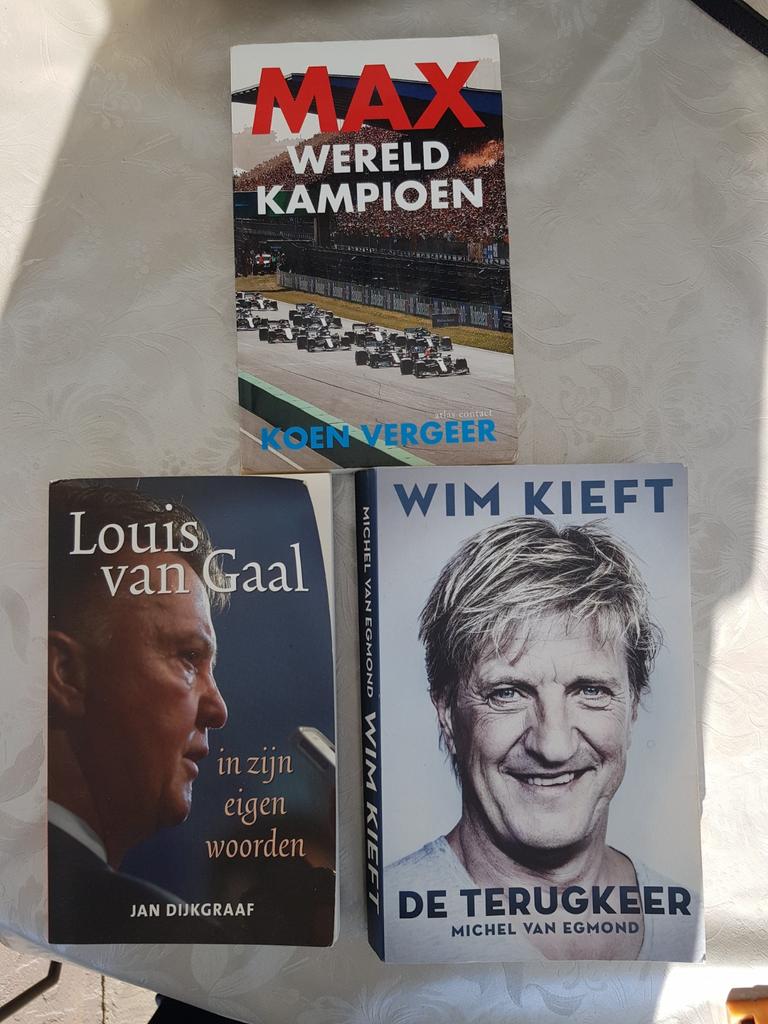 Sport boeken, Wim Kieft, Louis v Gaal, Max Verstappen, Ophalen of Verzenden, Zo goed als nieuw, Sport