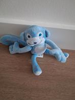 Knuffel Zwitsal aap aapje blauw 17 cm L1117, Ophalen of Verzenden, Zo goed als nieuw, Overige typen