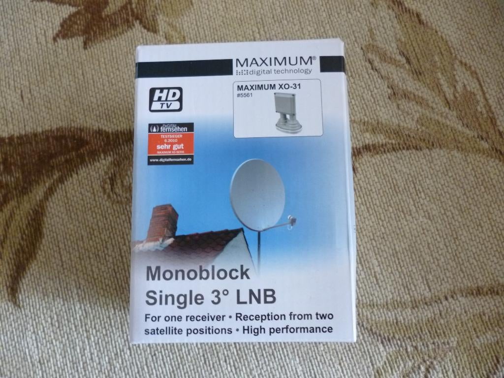 lnb monoblock single 3 maximum NIEUW, Ophalen of Verzenden, Nieuw, (Schotel)antenne-accessoires, Overige merken