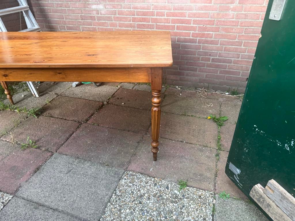 Antieke grenen tafel, Ophalen of Verzenden
