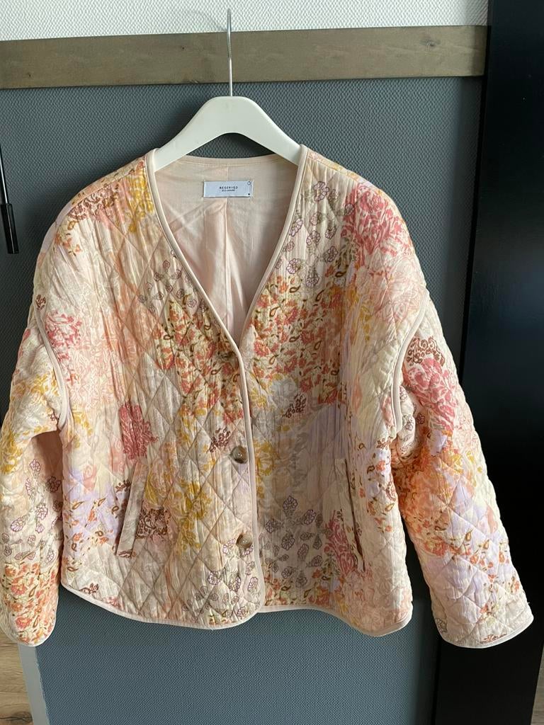 Katoenen oversized jasje, zgan, M, Ophalen of Verzenden, Zo goed als nieuw, Maat 38/40 (M)