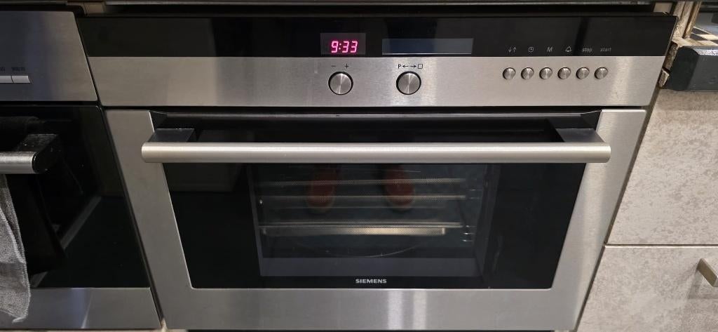 Siemens inbouw stoomoven als nieuw type HLHB26 zie fotos, Oven, Inbouw, 45 tot 60 cm, Ophalen