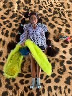 Barbie Extra Collectie: pop met bruine lange vlechten - ZGAN, Ophalen of Verzenden, Zo goed als nieuw, Barbie