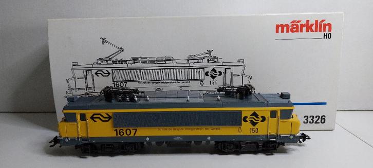 NS Loc 1607 Ik trok de langste .... 5* motor en Esu decoder, Hobby en Vrije tijd, Modeltreinen | H0, Zo goed als nieuw, Locomotief