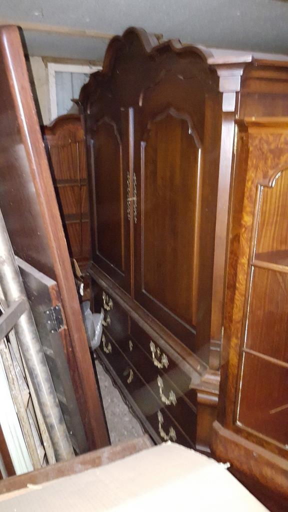 Eiken kabinet, Huis en Inrichting, Ophalen, Zo goed als nieuw, Minder dan 150 cm, Minder dan 100 cm