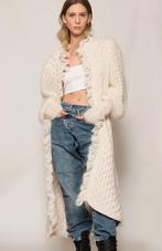 Letanne Paris prachtige jas cashmere/silk coat Amber OS, Maat 38/40 (M), Verzenden, Letanne, Beige