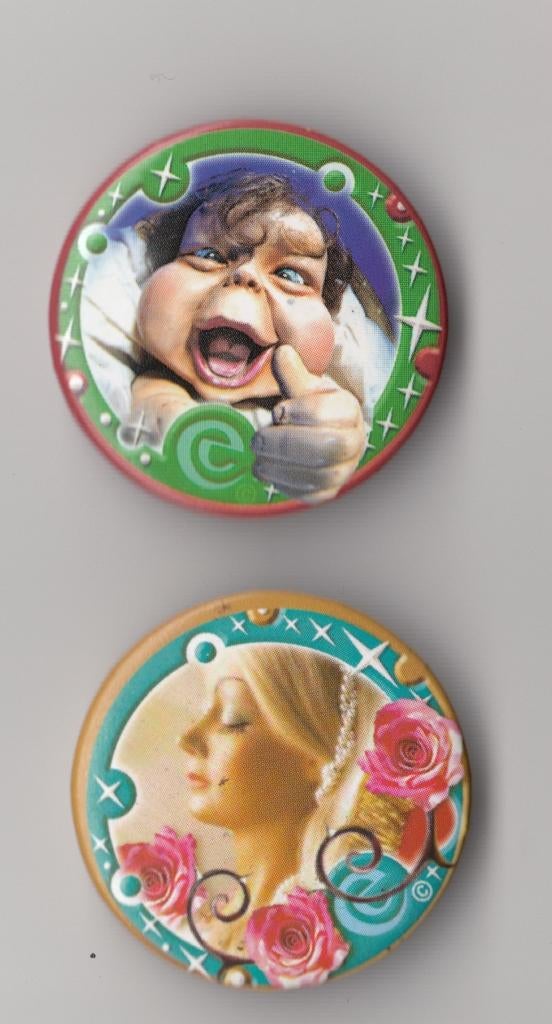 De Efteling buttons, Gebruikt, Niet vindbaar, Niet vindbaar, Speldje of Pin