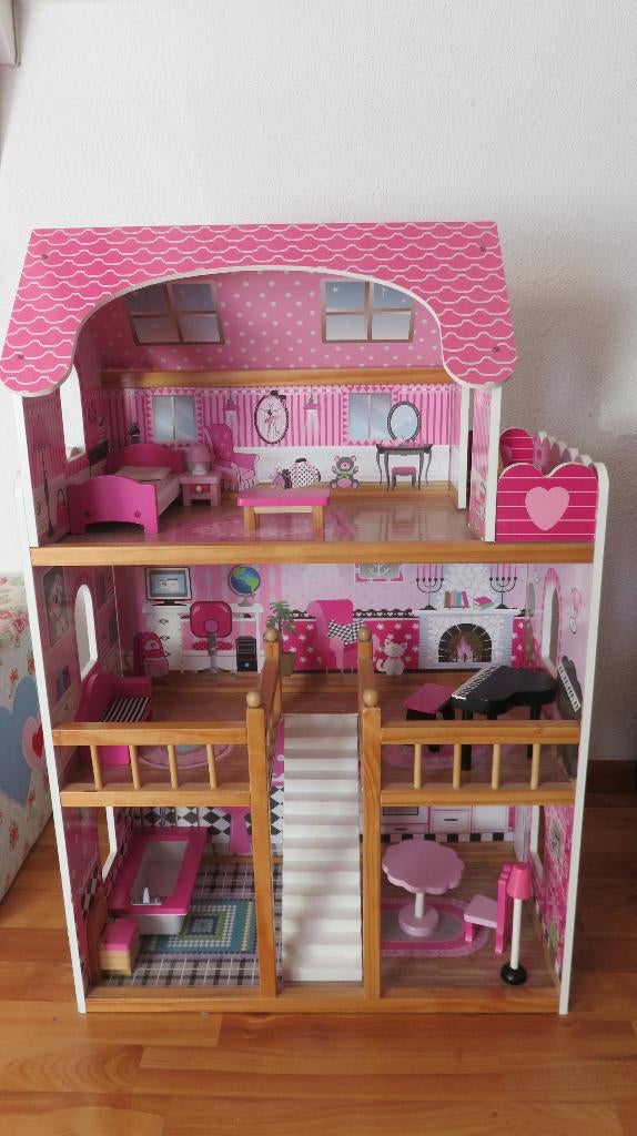 Poppenhuis, Kinderen en Baby's, Speelgoed | Poppenhuizen, Ophalen, Zo goed als nieuw, Poppenhuis