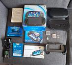 PlayStation Vita Complete Set + Street Fighter X Tekken, Ophalen of Verzenden, Gebruikt, Zwart, Met games