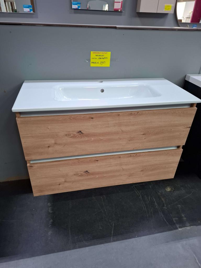 Badmeubel 100x45 cm, Niet ingevuld, Nieuw, Wastafel, Niet ingevuld