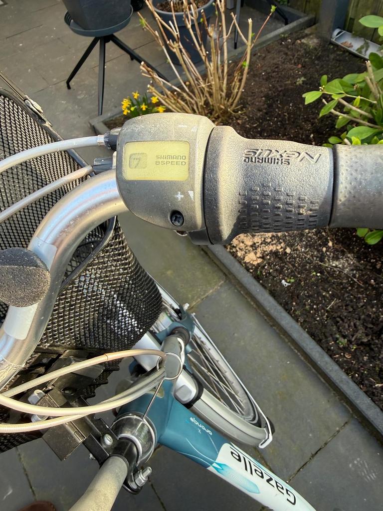 Gazelle Damesfiets met 8 versnellingen en lage instap, Fietsen en Brommers, Ophalen, Gazelle, 53 tot 56 cm, Gebruikt