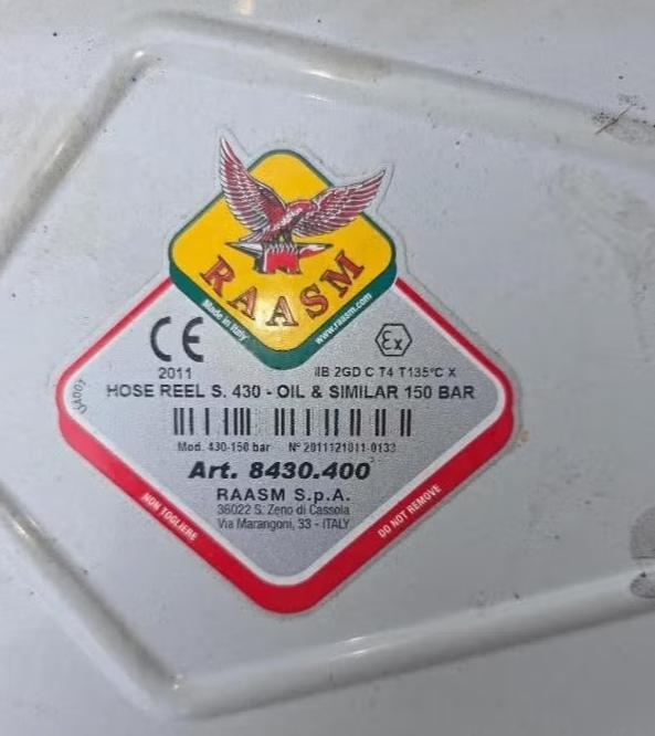 slanghaspel olie automatisch ( 256 ), Ophalen, Zo goed als nieuw, Nb, Nb