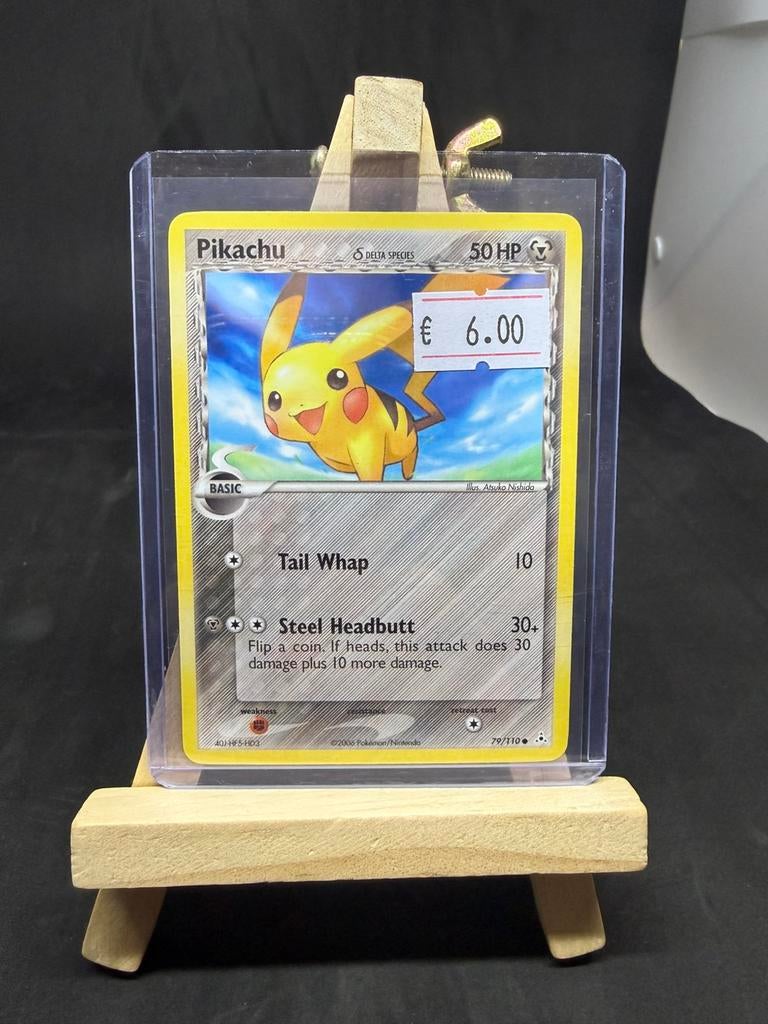 Pikachu 79 nm/exc+, Hobby en Vrije tijd, Verzamelkaartspellen | Pokémon, Ophalen of Verzenden, Zo goed als nieuw