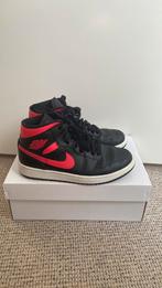 Air Jordan 1 mid zgan origineel, Kleding | Dames, Schoenen, Ophalen of Verzenden, Zo goed als nieuw, Zwart, Sneakers of Gympen