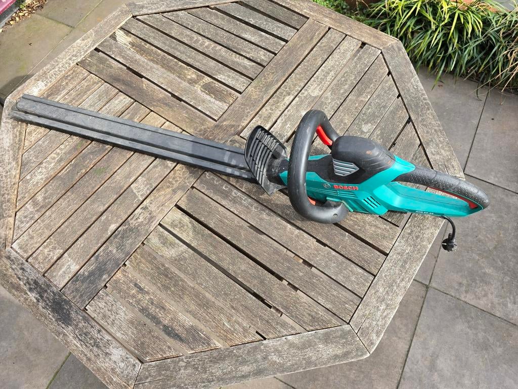 Bosch AHS 65-34 heggenschaar, Tuin en Terras, Heggenscharen, Ophalen
