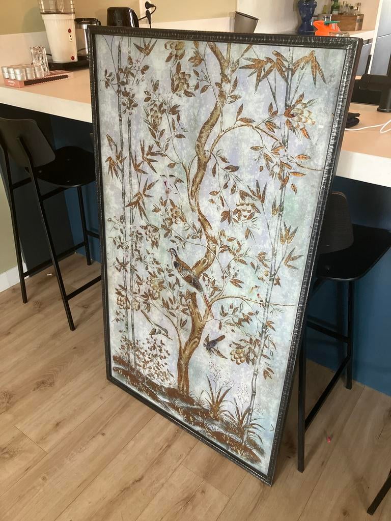Wanddecoratie met boom en vogels, Ophalen, Nieuw