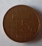 5 gulden munt 1990, Ophalen of Verzenden, Koningin Beatrix, 5 gulden