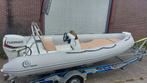 Wildcat 525 Sundeck RIB met Evinrude 90 pk E-TEC 2024, ., 70 tot 120 pk, Zo goed als nieuw, Benzine