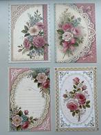 Brocante kaarten set van 4 nr1, Antiek en Kunst, Ophalen of Verzenden