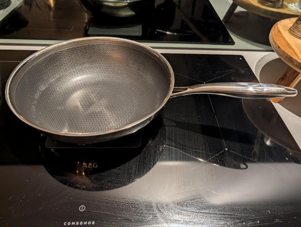 Wok Onyx Cookware 30 cm - Keramische anti-aanbaklaag, Verzenden, Gebruikt, Overige materialen, Wok